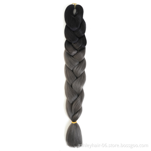 Wholesale Synthetic Hair 32inch 165g Ultra Braid Hair Premium Synthetic Jumbo Braid Hair